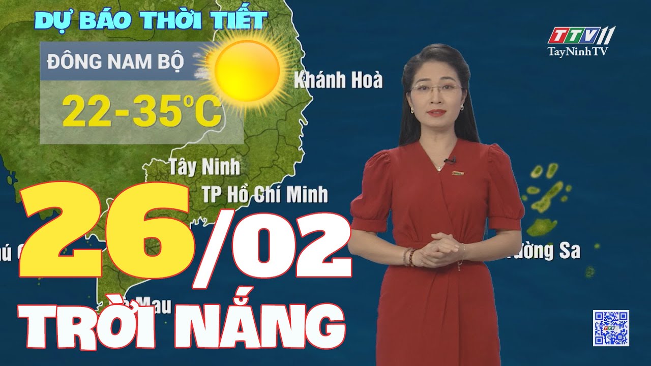 Bản tin thời tiết 26-02-2024 | TayNinhTVEnt